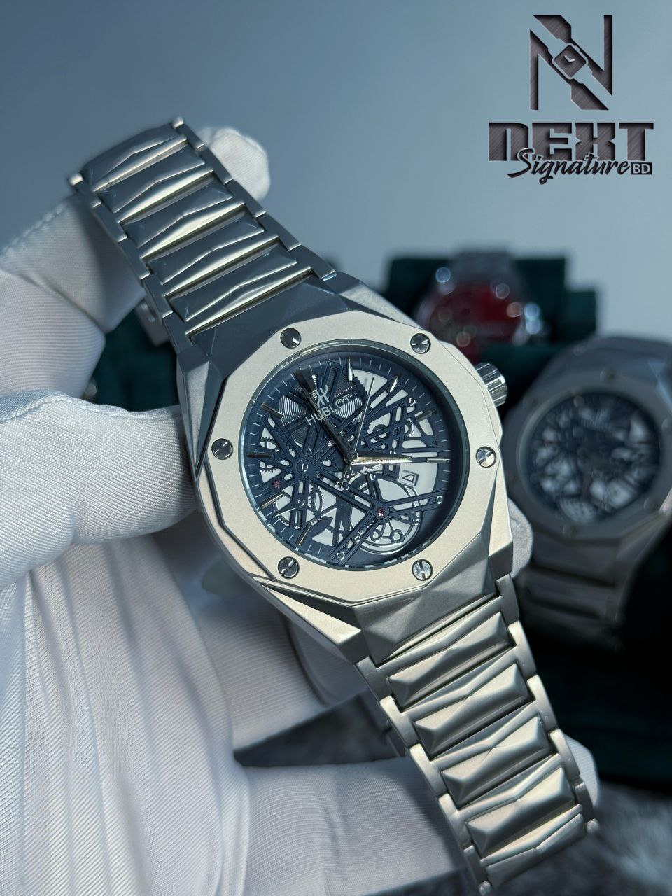 Hublot, Octagon Skeleton / Chronograph Luxury Edition..