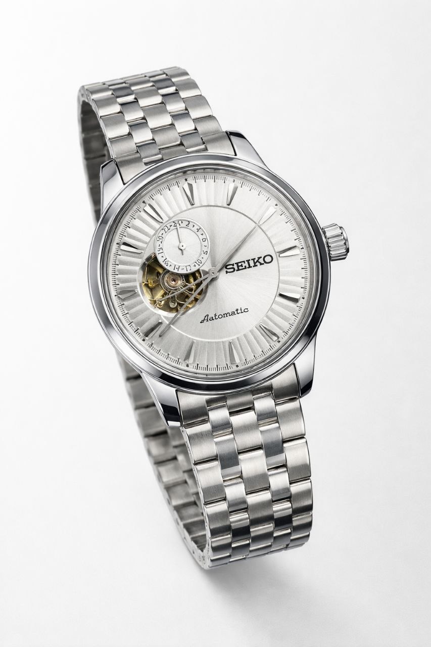 Seiko Presage Open Heart Timepiece Men's Watch- SSA441J1...