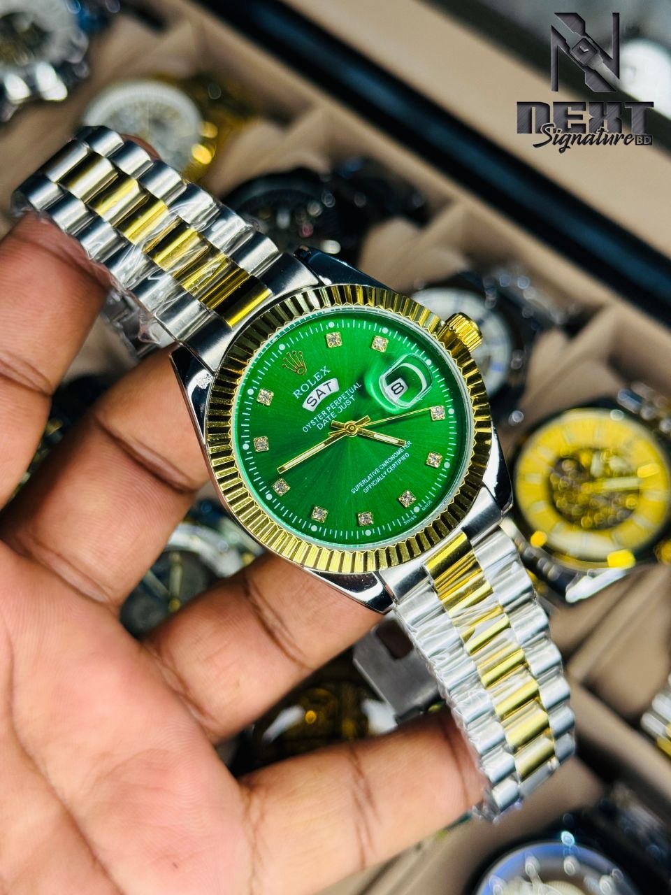 Rolex, Quartz Movement Stainless Steel Analog Watch for Men