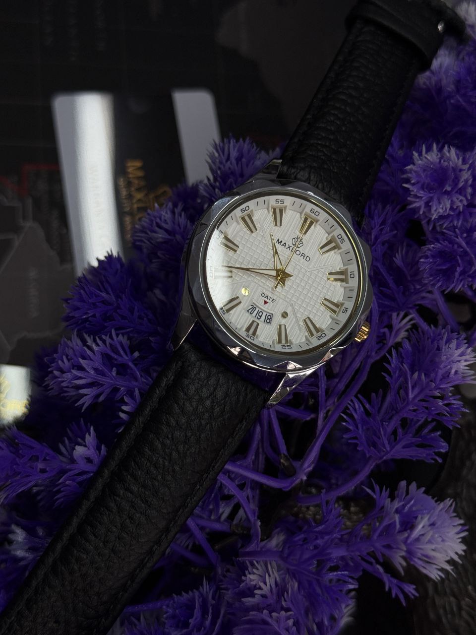 MAXLORD MP-004G,, Men’s Leather Watch