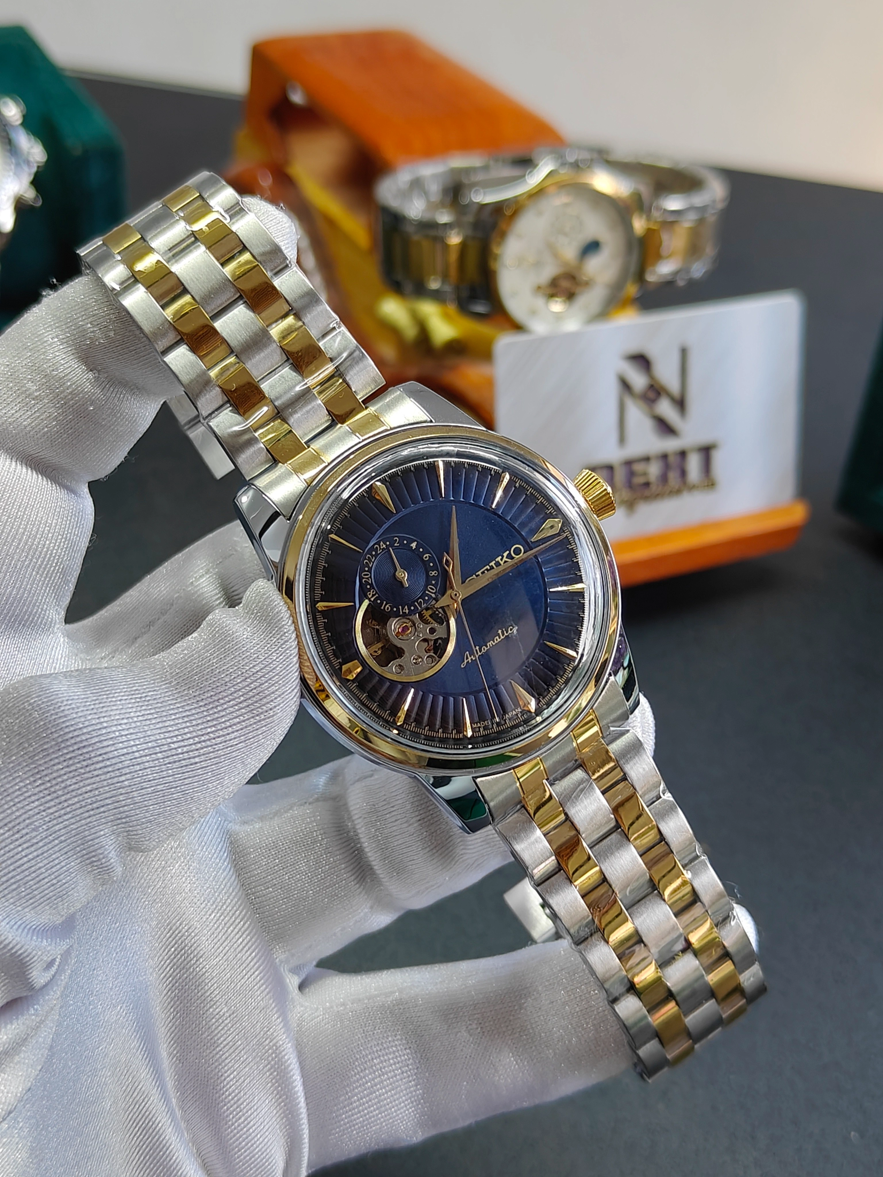 Seiko Presage Cocktail SSA358 Blue Dial